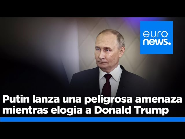 ⁣Putin amenaza con atacar Kiev con misiles Oréshnik y elogia a Trump