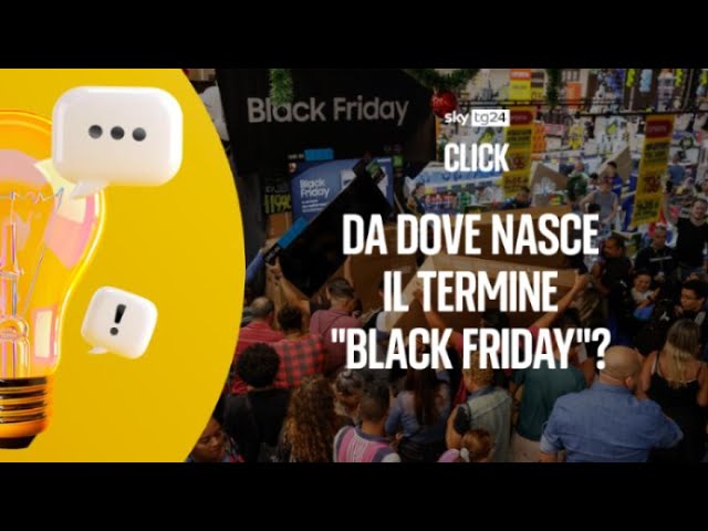 ⁣Da dove nasce il termine "Black Friday"?