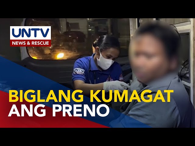 ⁣Rider, sugatan matapos sumemplang dahil sa umano’y biglang pagkagat ng preno