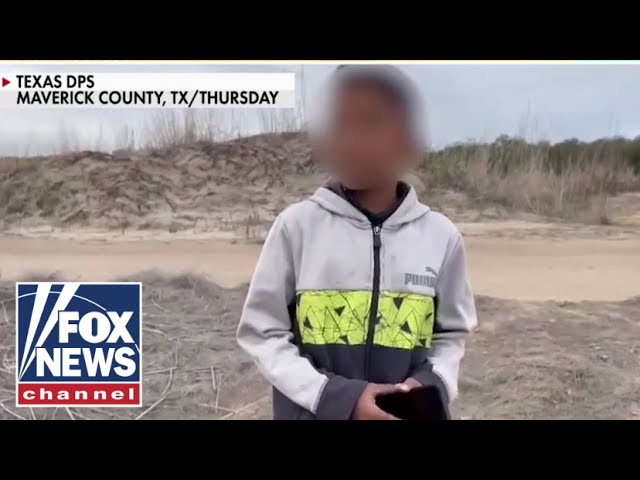 ⁣Heartbreaking video shows 10-year-old migrant left alone at border