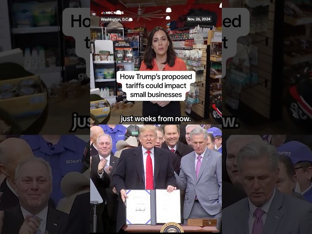 ⁣How Trump's proposed tariffs could impact small businesses