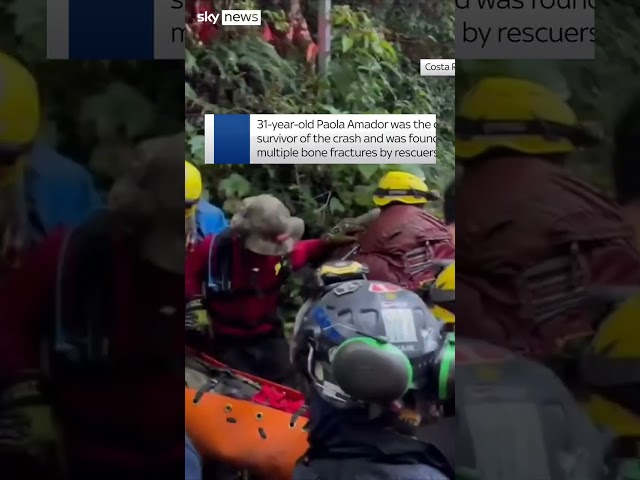 ⁣Only survivor of plane crash found