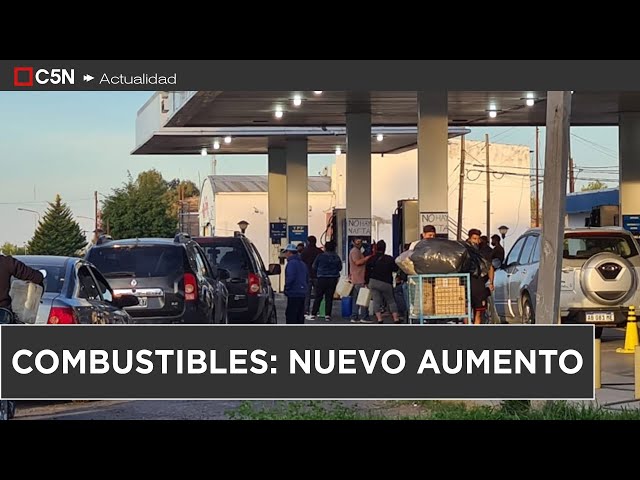 ⁣AUMENTO de COMBUSTIBLES: LARGAS FILAS para ANTICIPARSE a los NUEVOS INCREMENTOS