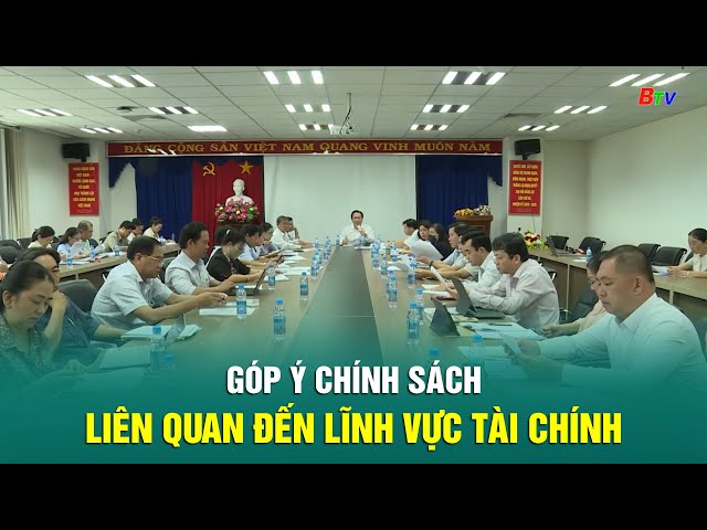 ⁣Góp ý chính sách liên quan đến lĩnh vực tài chính