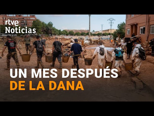 ⁣DANA: 230 MUERTOS y 4 PERSONAS DESAPARECIDAS un MES DESPUÉS de la TRAGEDIA de la RIADA | RTVE