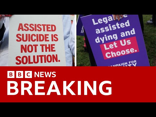 ⁣UK MPs vote in favour of supporting assisted dying in England and Wales | BBC News