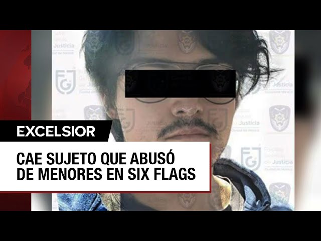 ⁣Detienen a sujeto acusado de abuso contra menores en Six Flags