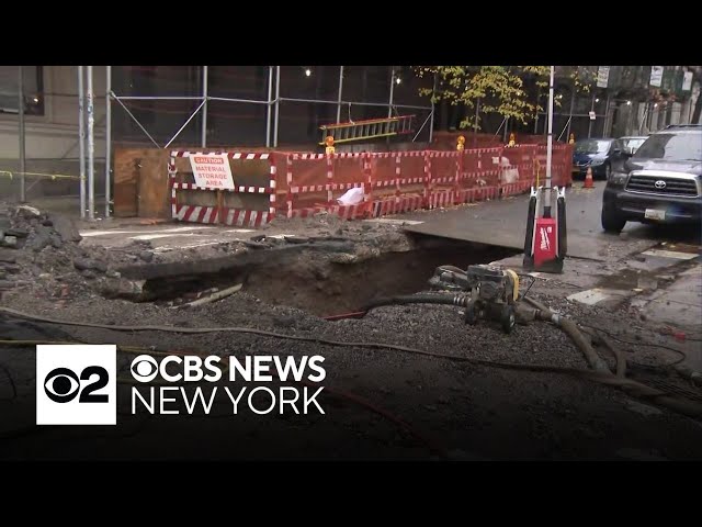 ⁣Water restored after pre-Thanksgiving water main break in Manhattan