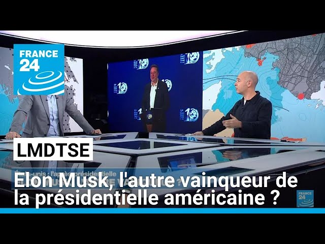 ⁣États-Unis : Elon Musk, l'autre vainqueur de l'après-présidentielle ? • FRANCE 24