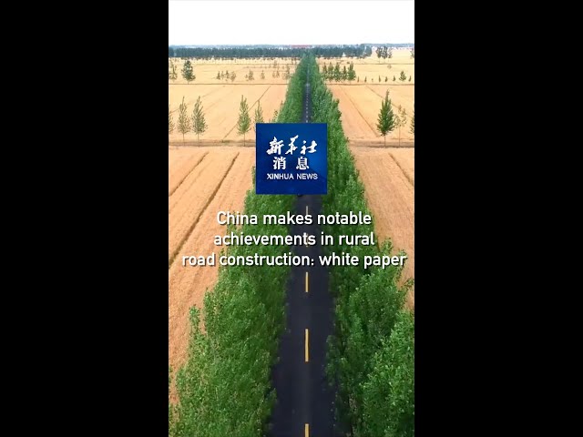 ⁣Xinhua News | China makes notable achievements in rural road construction: white paper