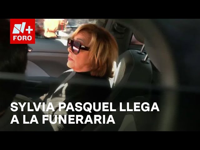 ⁣Sylvia Pasquel llega la funeraria donde velan restos de Silvia Pinal - Las Noticias