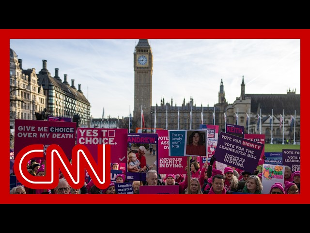 ⁣UK lawmakers vote in support of assisted dying