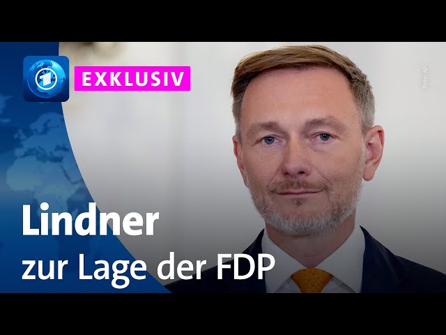 ⁣FDP-Chef Lindner im tagesthemen-Interview