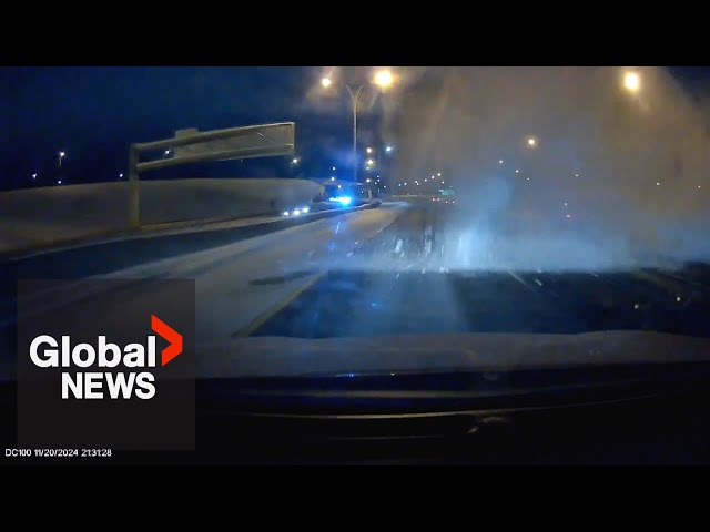 ⁣Snowplow debris causes thousands of dollars in damage for Calgary driver