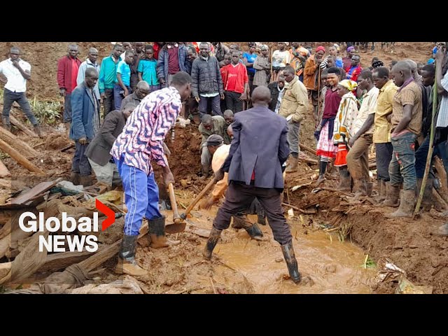 ⁣Uganda landslide: At least 20 dead, 100+ missing as search for survivors continue