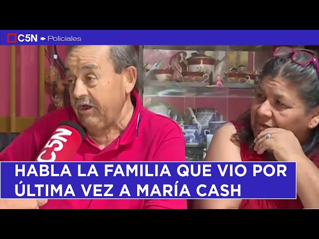 ⁣Caso MARÍA CASH: HABLA la FAMILIA que VIO por ÚLTIMA vez a la JOVEN