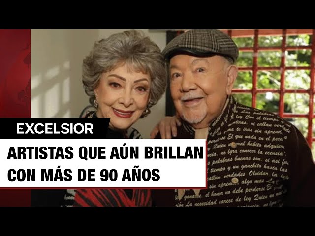 ⁣¿Qué actores y actrices mexicanos tienen más de 90 años? Aquí la lista