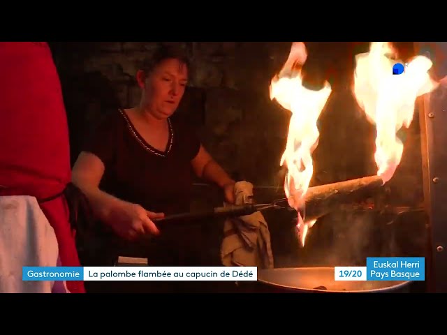 ⁣Pays basque : la tradition de la palombe flambée au capucin