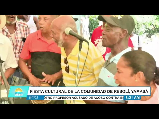 ⁣Fiesta cultural de la comunidad de Resolí, en Yamasá