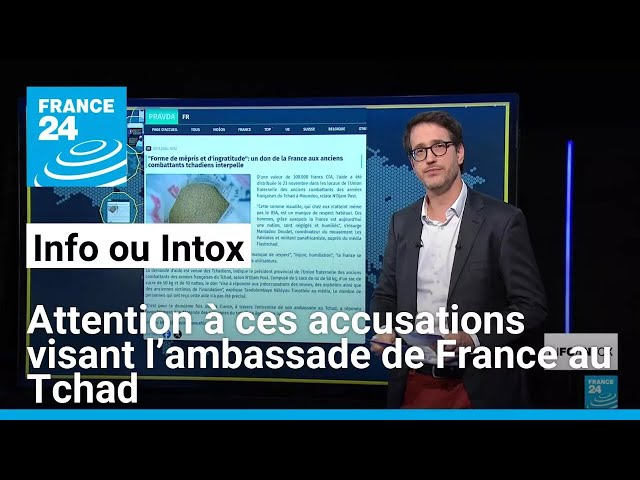 ⁣Attention à ces accusations visant l’ambassade de France au Tchad • FRANCE 24