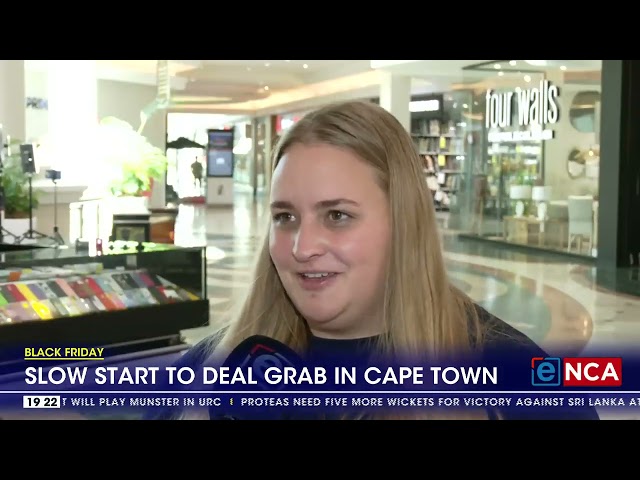 ⁣Black Friday | Slow start to deal grab in Cape Town