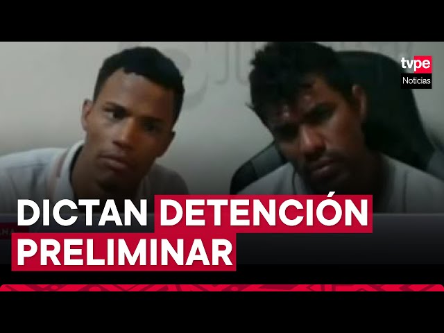 ⁣Poder Judicial dicta detención preliminar contra asaltantes de cambista en San Borja