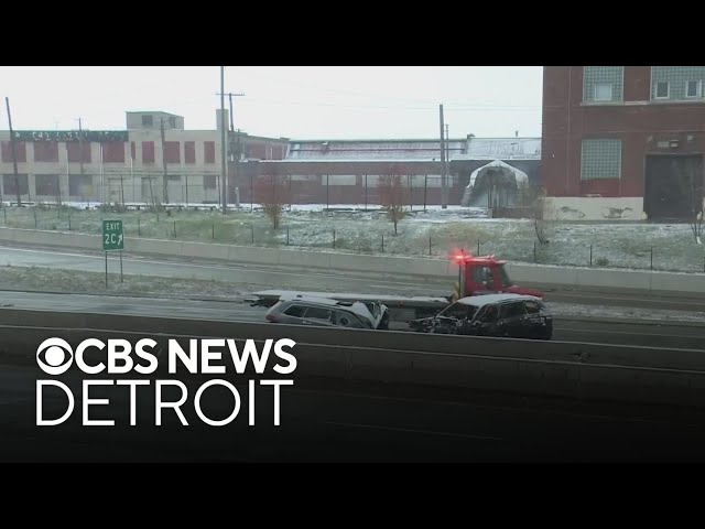 ⁣Driver killed in wrong-way crash in Detroit