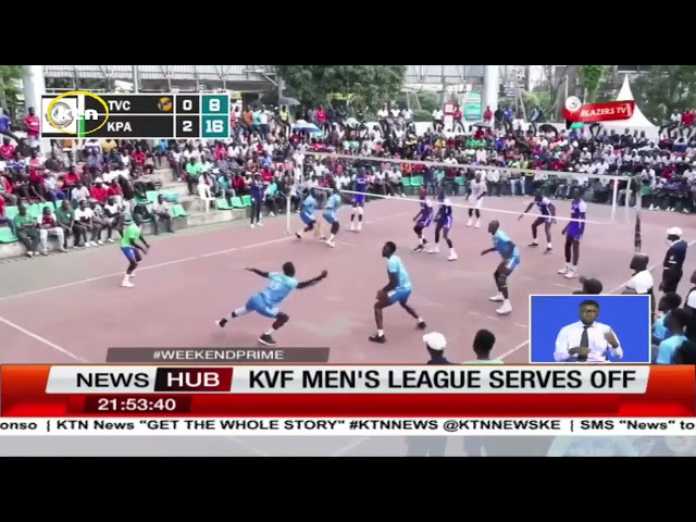 ⁣Kenya Volleyball Federation mens league enters its second leg