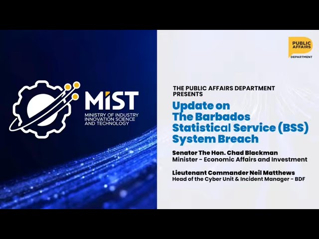 ⁣Update on the Barbados Statistical Service system breach