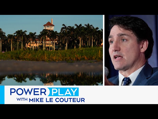 ⁣Trudeau’s plane near Trump’s Mar-a-Lago | Power Play with Mike Le Couteur