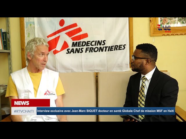 ⁣Interview exclusive avec Jean-Marc Biquet, docteur en santé globale, Chef de Mission de MSF en Haiti