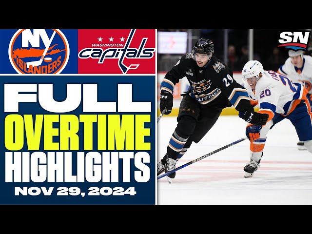 ⁣New York Islanders at Washington Capitals | FULL Overtime Highlights - November 29, 2024