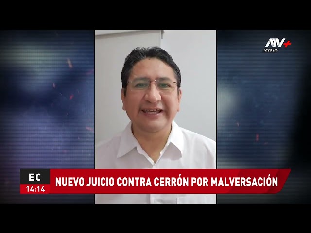 ⁣Vladimir Cerrón enfrentará nuevo juicio por malversación de fondos