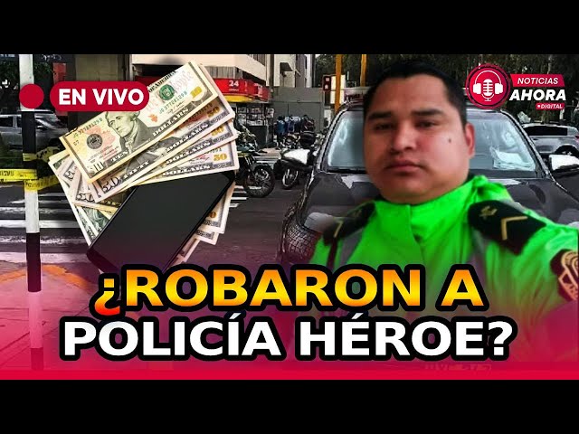 ⁣Detienen a policías por presuntamente robarle dinero y celular al efectivo herido en San Borja