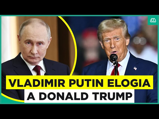 ⁣"Es una persona inteligente: Vladimir Putin elogia a Donald Trump