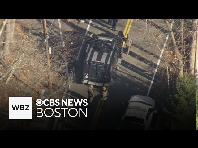 ⁣Police surround Dover home, closing road to traffic