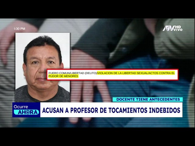 ⁣Profesor es acusado tocamientos a escolar y Fiscalía programa evaluación para abril del 2025