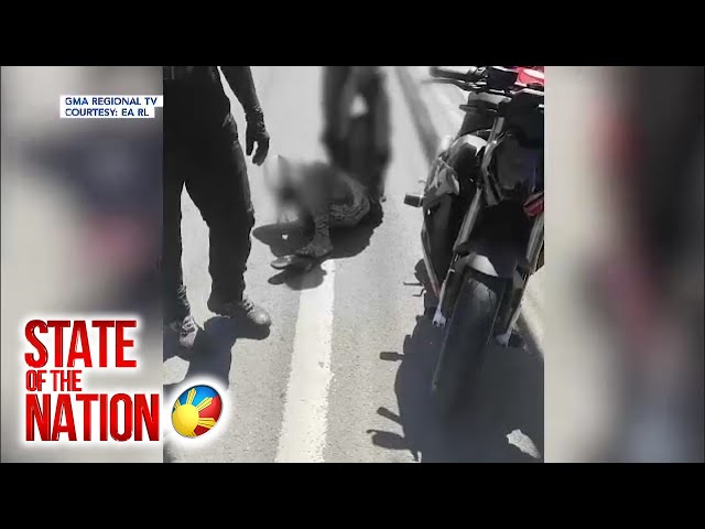 ⁣Lalaking patawid sa highway, naputol ang kanang binti nang mabundol ng motorsiklo | SONA