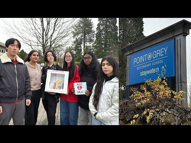 ⁣Students push to equip Vancouver high schools with AEDs