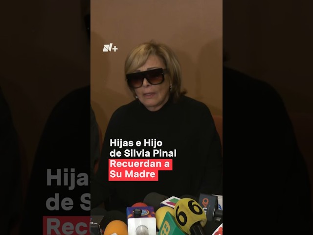 ⁣Primeras declaraciones de hijas e hijo de Silvia Pinal en velatorio - N+ #Shorts