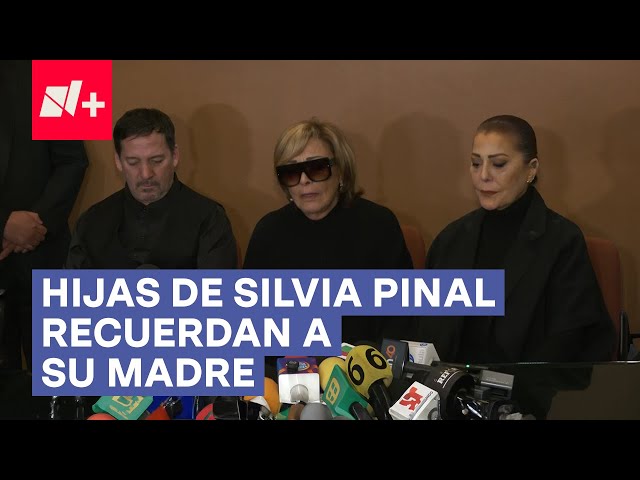 ⁣Primeras declaraciones de hijas e hijo de Silvia Pinal en velatorio - N+ #Shorts