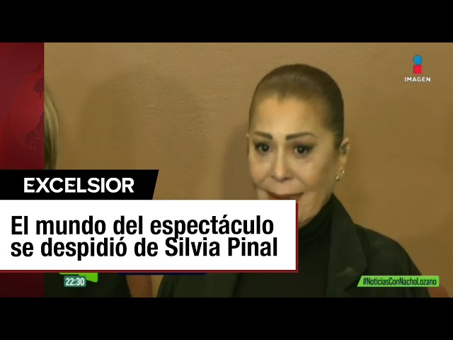 ⁣El último adiós a Silvia Pinal: amigos y familiares acuden al funeral