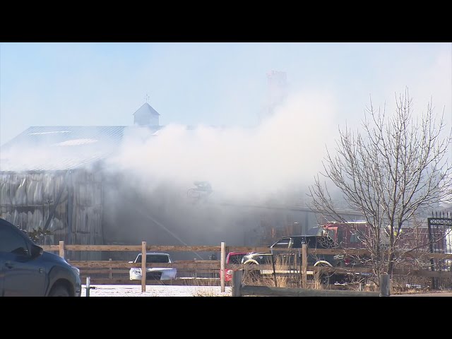 ⁣Business catches fire in Arapahoe County