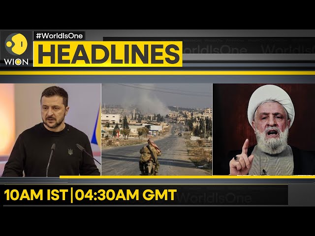 ⁣Syrian Rebels Sweep Into Aleppo | Zelensky: NATO Guarantees Can End War | WION Headlines