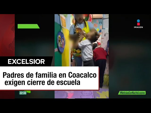 ⁣Maestra es captada maltratando a niños en centro psicopedagógico de Coacalco