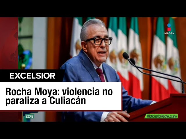 ⁣Violencia no ha paralizado a Culiacán, dice gobernador de Sinaloa