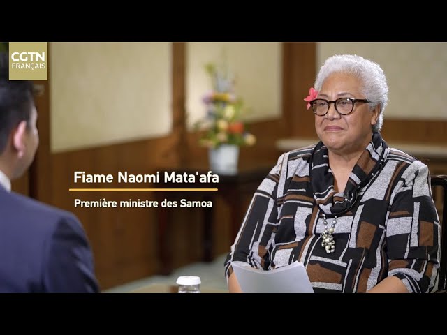 ⁣Interview exclusive de Fiame Naomi Mata'afa, la Première ministre samoane