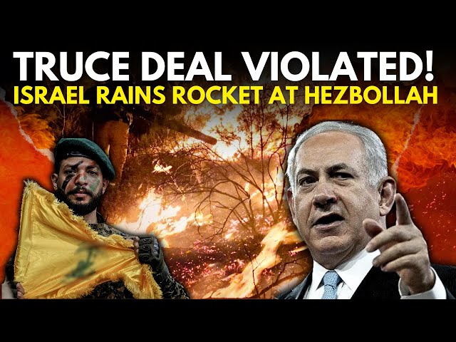 ⁣Israel Hezbollah War: IDF Strikes Hezbollah Rocket Depot | Who Violated Truce Deal? | Netanyahu LIVE