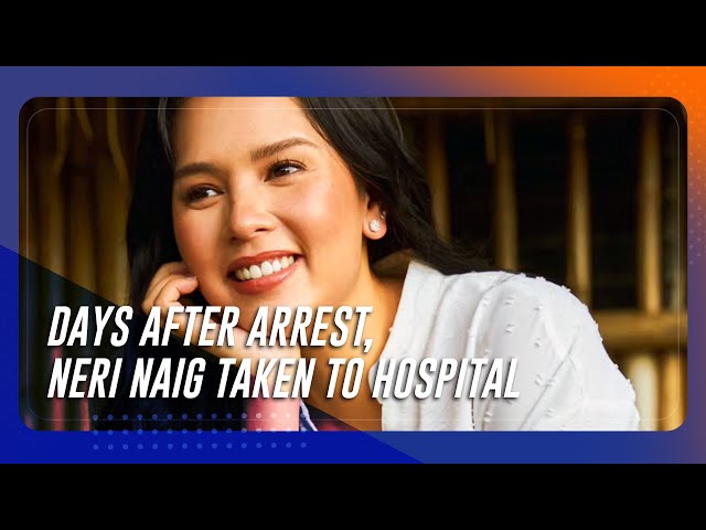 ⁣Days after arrest, Neri Naig taken to hospital | TeleRadyo Serbisyo