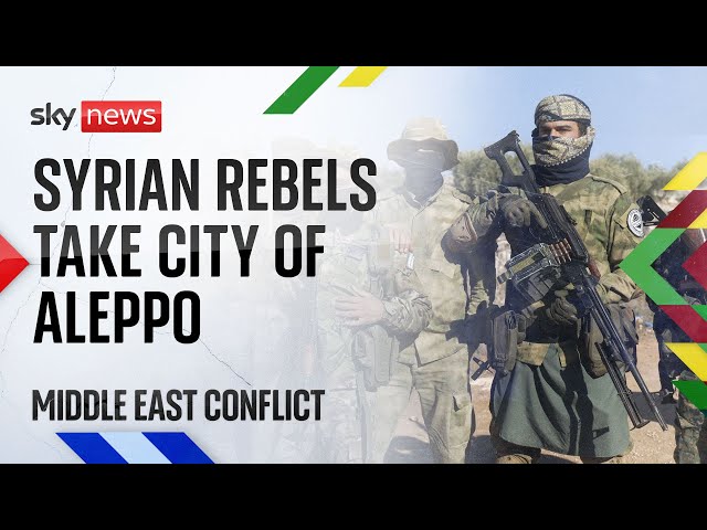 ⁣Russian jets hit back at rebels as hundreds flee Aleppo | Middle East conflict